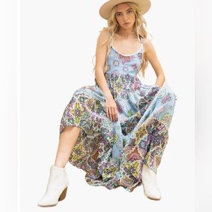 SOLD Free People x Barok layered dress